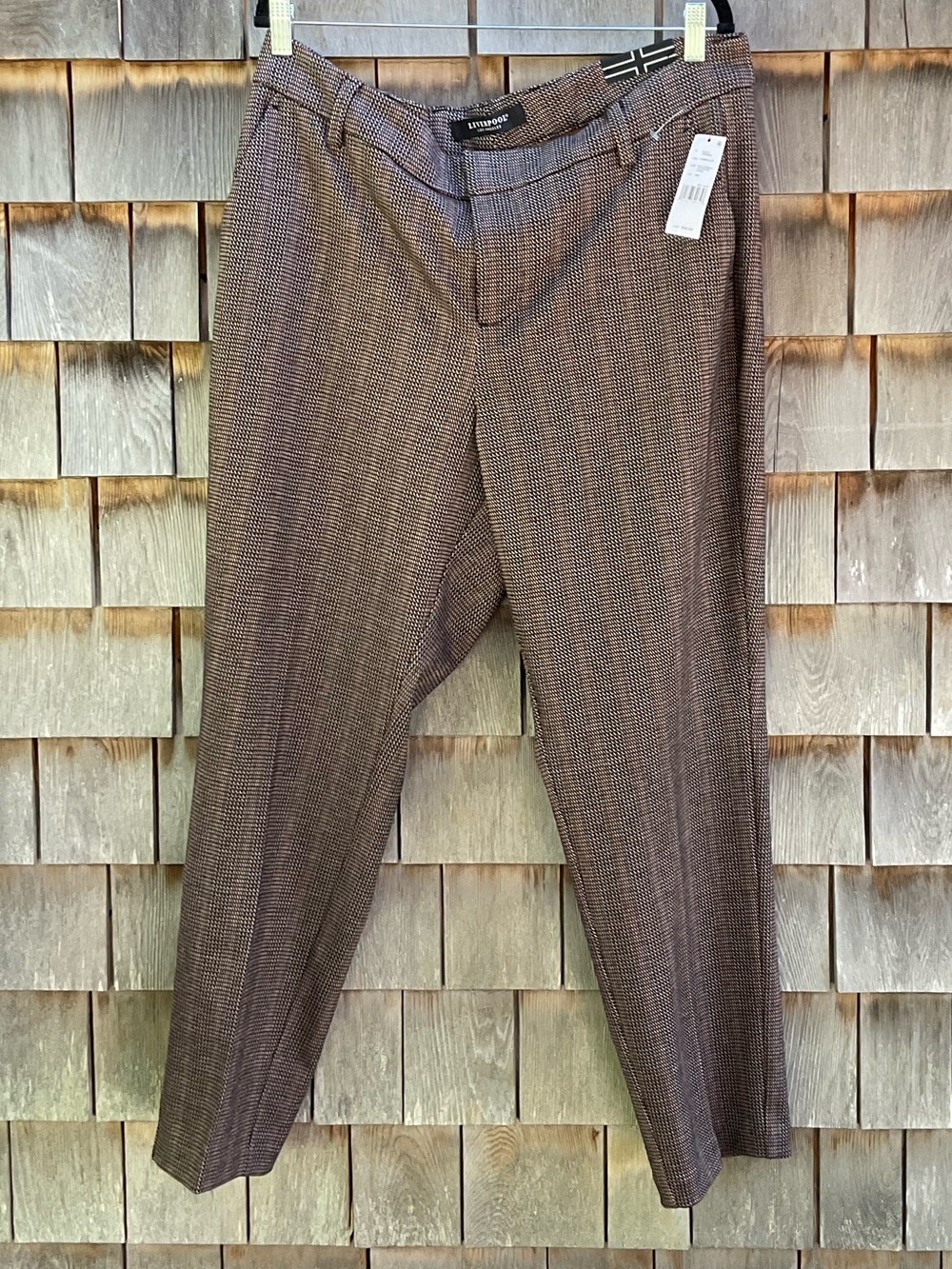 Liverpool Women's Brown Checked Trousers